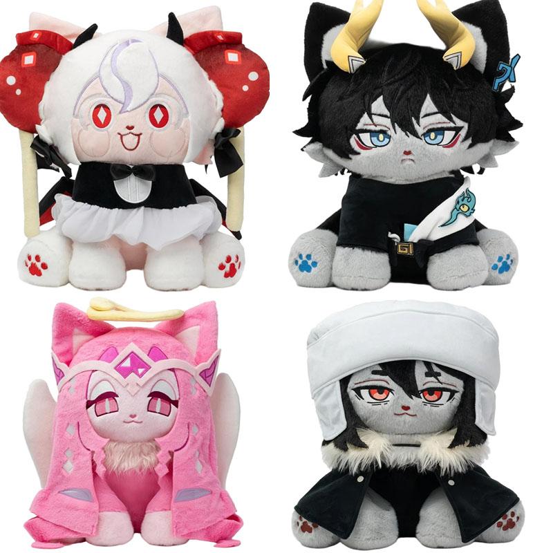 4pc Fyodormeow Plush Doll Luxury Game Peripheral Plush Toy Character Dolls Gifts For Men And Women Christmas Gifts Birthday Gift