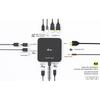USB Hub i-Tec C31TRIVIDPRO100W Black 100 W