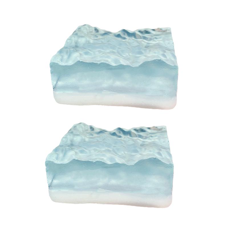 Squishy Oceaan Kubus Knijpspeeltje Super Zacht Stressverlichtende Kubus Transparant Oceaan Plakkerig Speelgoed Creatieve DIY Montage Zwembad Sensorisch Speelgoed