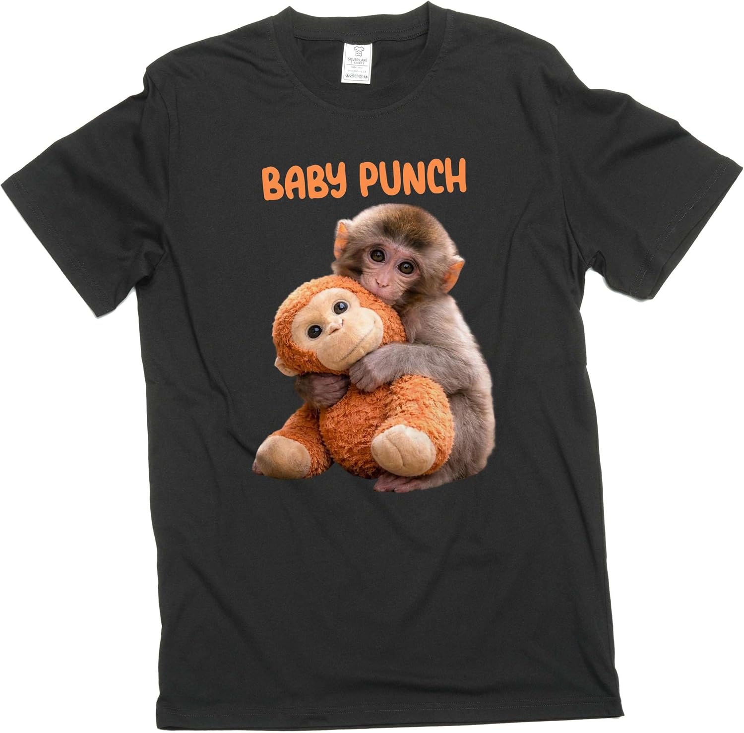 Silver Lake T-shirts Cute Monkey Viral Japan Zoo T-Shirt Baby Punch Tee Shirt S разноцветный