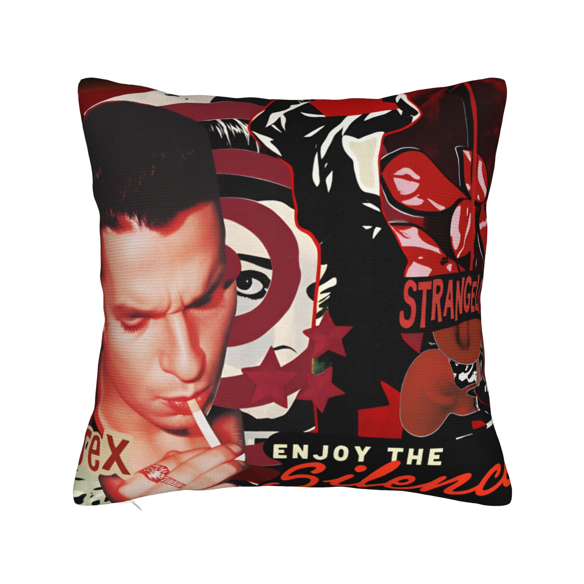 Depeches Band Mode  Pillow Case  Retro Trendy Pillow Cover Custom Pillowcases For Couch Sofa Bedroom 12x12Inch