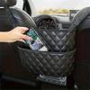 1pc Car-mounted Storage Bag Car Seat Hanging Handbag Holder  Tissue Storage Bag PU Leather Storage Bag Large Capacity Storage Bag