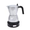 Electric Coffee Maker 3 Cup Aluminum Octagonal Electric Mocha Pot for Home Travel  