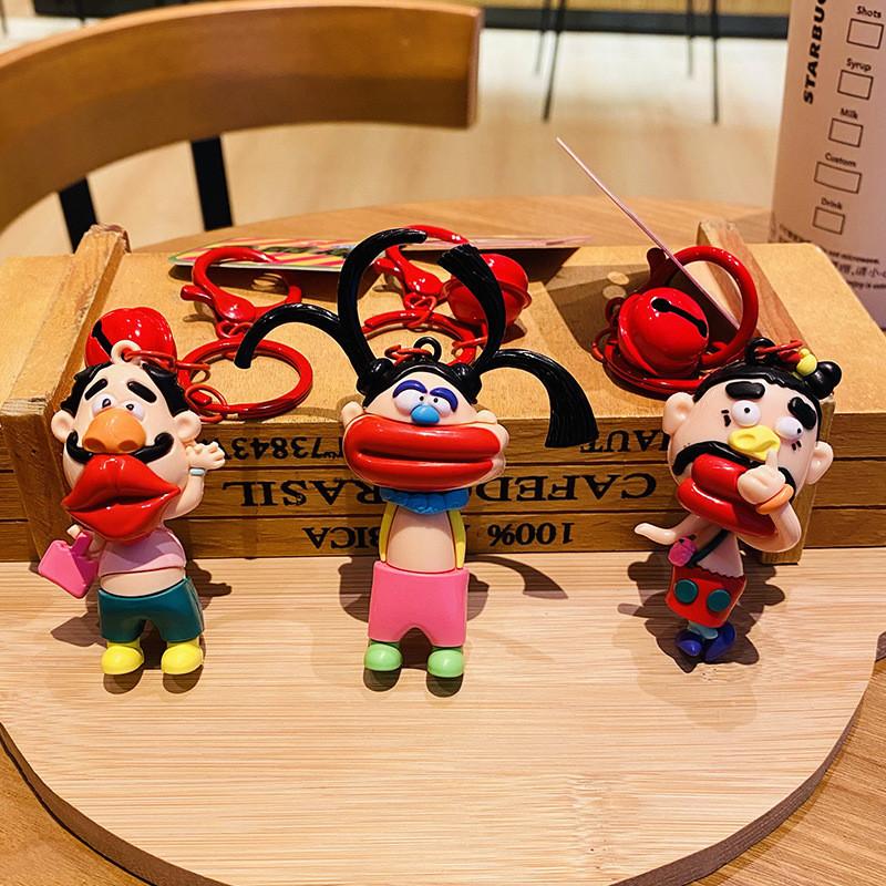 Keychain Cartoon Sweet Durable Pvc Zinc Alloy Perfect Backpacks For