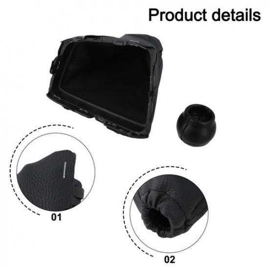 Dust Protection Premium Leather 6 Speed Gear Shift Control For Toyotas