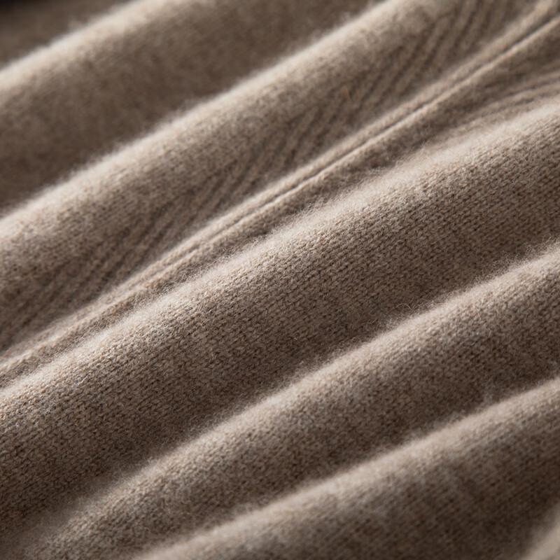 Fanzhen Women's Thickened Hooded Cashmere Blend Cardigan