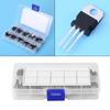 60pcs 10 Values L7805CV LM317t Transistor Assortment Kit Set With Storage Box