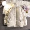Women Thicken Parka Stand Collar Cotton Padded Jackets Female Thicken Winter Coats