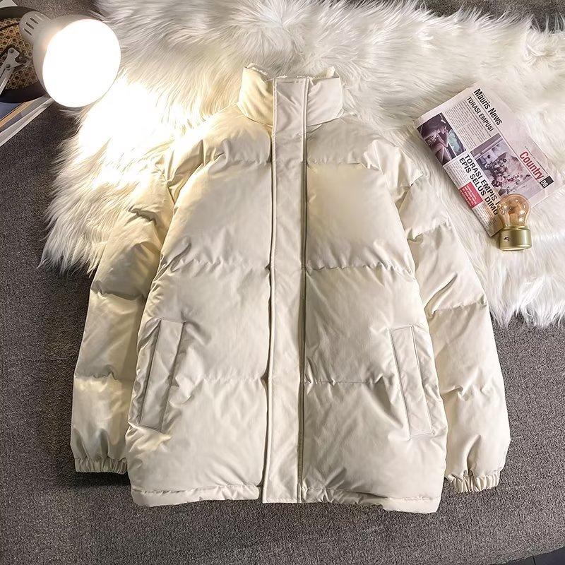 Women Thicken Parka Stand Collar Cotton Padded Jackets Female Thicken Winter Coats
