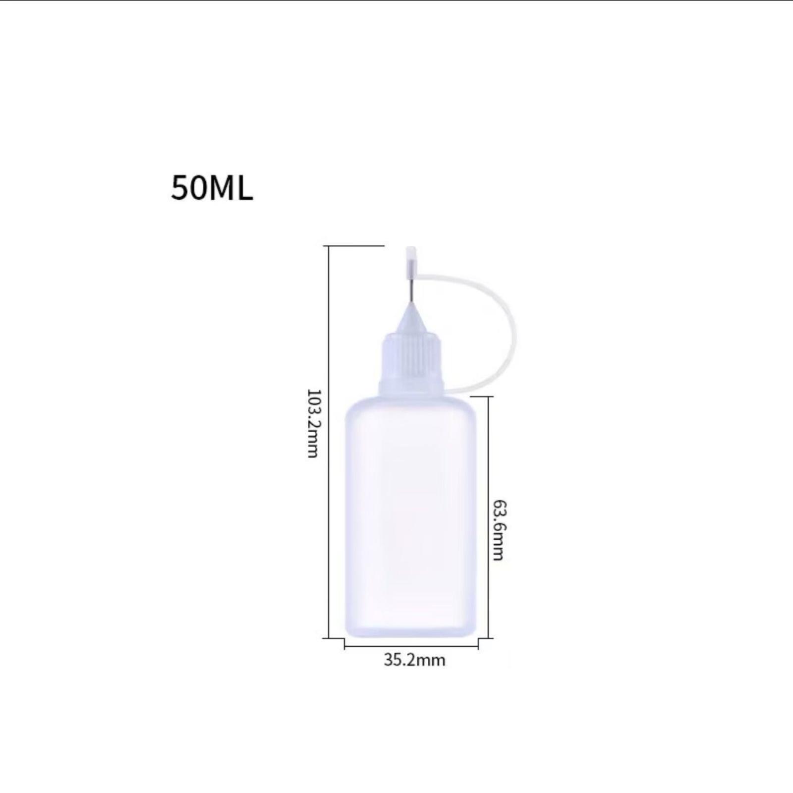 

10 Pcs, Vials With Needles For Epoxy Spray - 50 Ml One Size