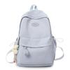 Schoolbag New Japanese Ins Fresh and Sweet Candy Color Backpack for Junior and High School Girls Solid Color Simple Large-capacity Backpack
