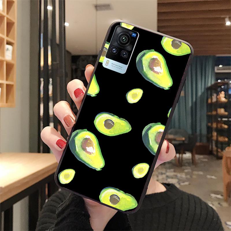 

Чехол для телефона с изображением фруктов и авокадо для VIVO V21E V21 V23 V23E V2109 Y53S Y33S Y55 Y76 Y31 Y21 Y72 Y01 Y21S Y11S VIVO Y11S