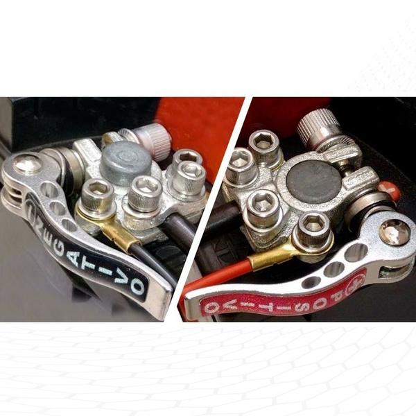 2Pcs/Set Quick Release Disconnect Car Battery Terminal Battery Terminal Connectors Positive Negative