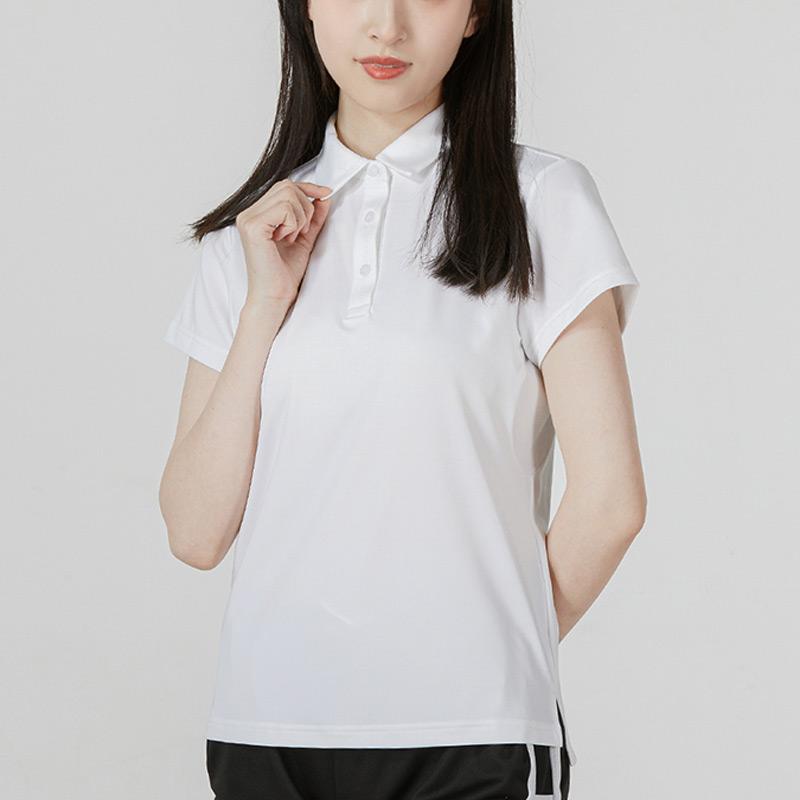 Under Armour Solid Color Sports Casual Short Sleeve Polo Shirt Women Tops White 22500525-100