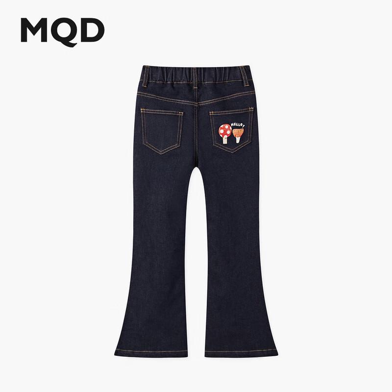 MQD Girls  Washed Flare Denim Pants 130