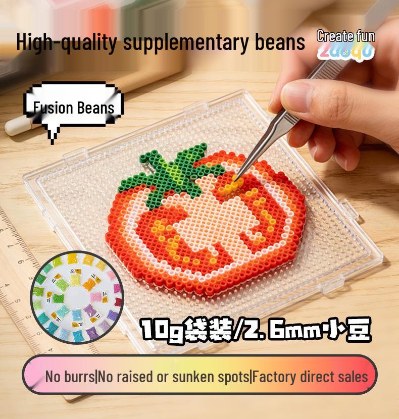 Carefully Selected 2.6MM Fusion Beads: 221 Colors for DIY Puzzle Projects