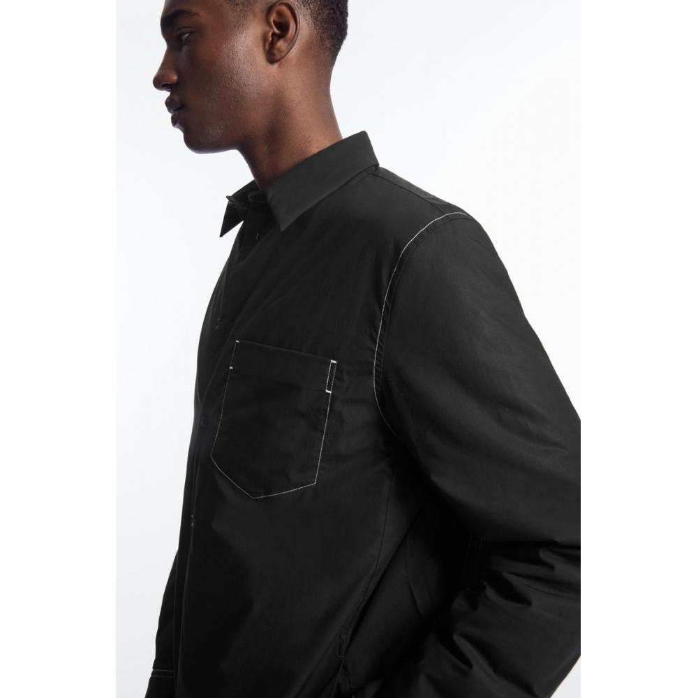 

Утепленная рубашка COS Japan с контрастной строчкой