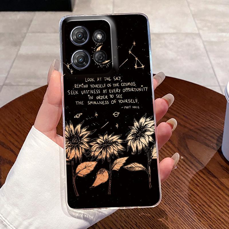 Jelly Casing For Motorola Moto G Power 2025/Moto G Play 2025 Clear Silicone Soft TPU Back Cover Cute Cat Rabbit Protective Case