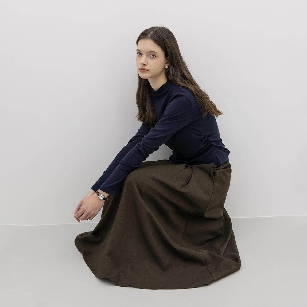 Wednesday Delight Wd_Loose Fitting Skirt_Brown