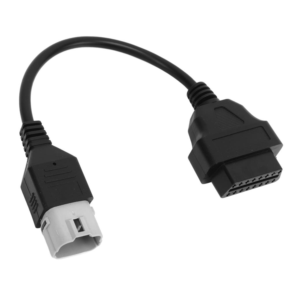 OBD2 Cable 6pin OBDII Test Diagnostic Connector Adapter Cable Replacement for Suzuki Motorcycle
