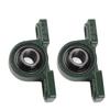 2pcs UCP204 Pillow Block Bearing Ball Mounted Bearing Bore Diameter 20mm