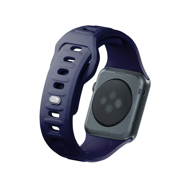 3Mk Silicone Watch Strap Granatowy/Ocean Blue Dla Apple Watch 38/40/41Mm