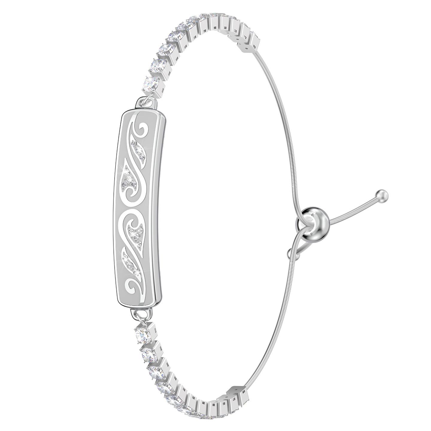 New B6 smart bracelet, diamond studded fashionable bracelet, heart rate, blood oxygen, sleep monitoring exercise, step counting health management