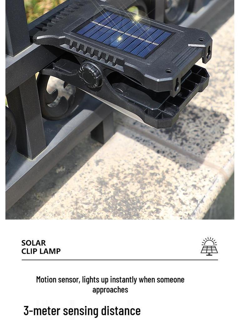 Automatic Solar Wall Light with Motion Sensor for Outdoor Spaces