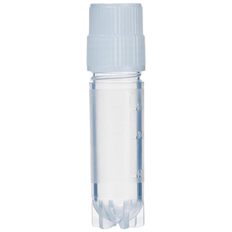 BKMAM Sterile PP External Thread Cryovial 2.0mL, 50 Pcs