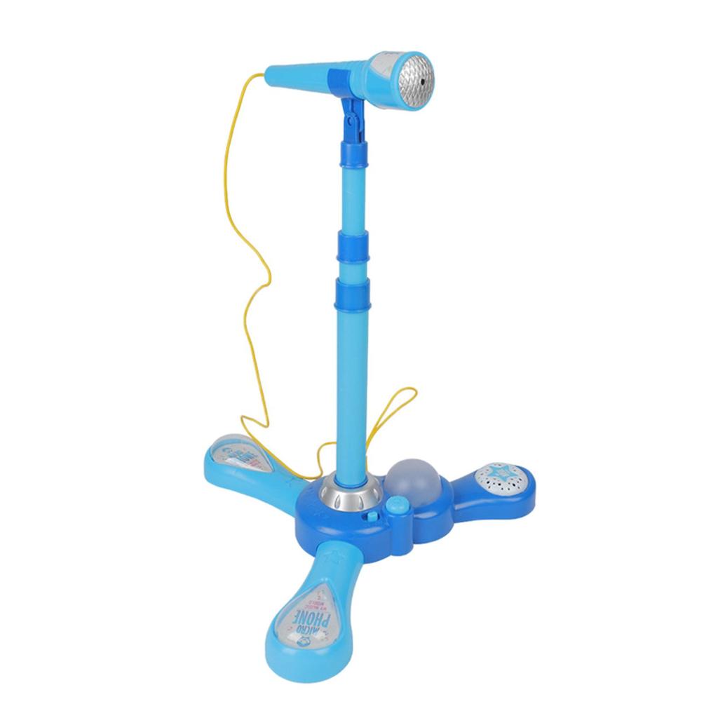 Adjustable Karaoke Machine Toy Microphone Set Musical Portable Early Education with Stand