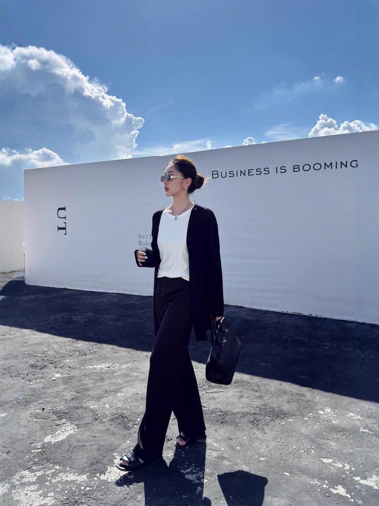 Normcore Style Modal Elastic Waist Casual Long Pants with Pockets - Soft, Comfortable, and Easy to Wear