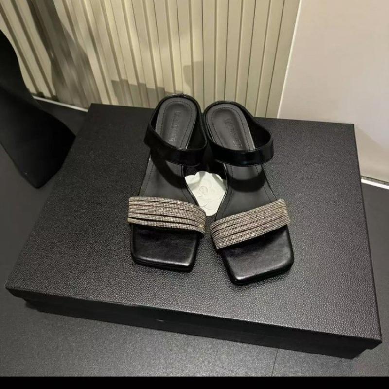 New Wedge Shoes Ladies' Slippers Luxury Slides Platform Women Heels Low Designer Soft Silver High Rome Fashion Concise Fabric