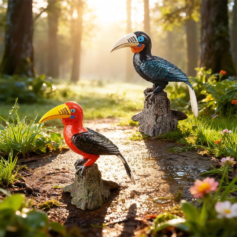 Children's Cognitive Simulation Bird Perch: Garden Craft Ornament for Magpies, Parrots, Lovebirds