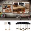 15 Stück Kleine Tafel Holzhalter Schilder Tischkarten Für Tischanhänger Schilder fg2025031703144
