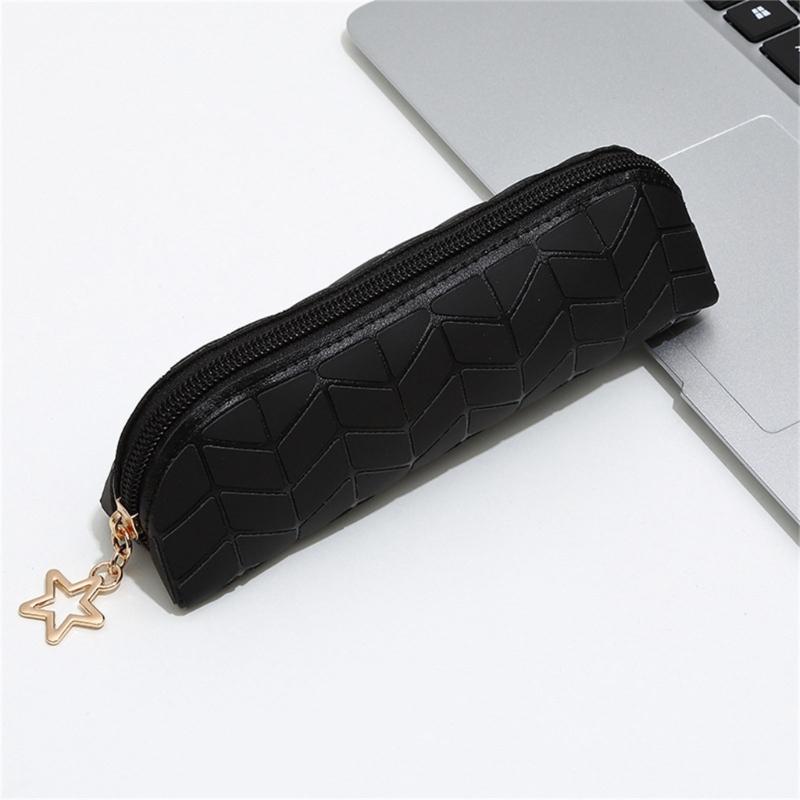 Zippered Design Pen Holders Premium Pen Storage Bag Stationeries Case Pencil Organizers For Students and Professional