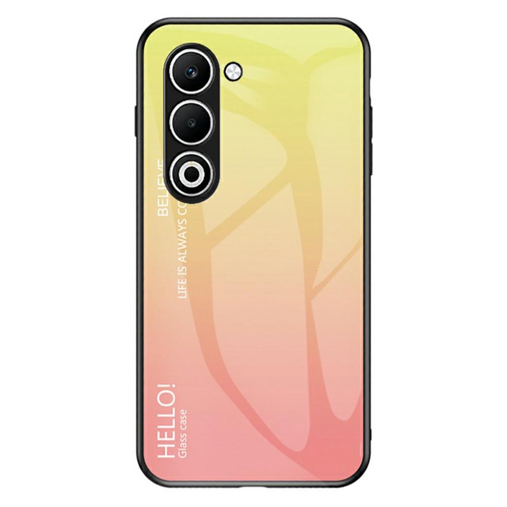 For Oppo A5 5G Case Anti-Scratch Tempered Glass+PC+TPU Phone Cover