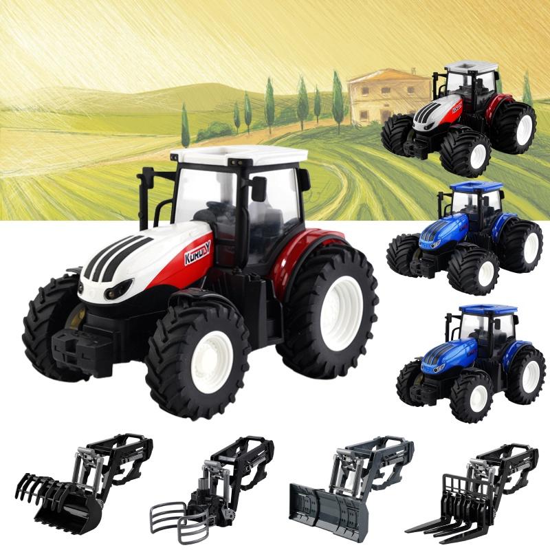 2.4g Alloy Rc Farmer Engineering Tractor Toy For 4-6 Years Kids