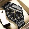 POEDAGAR Luxury Men's Quartz Watch Date Week Waterproof Luminous Man Watch Stainless Steel Casual Fashion Watches For Men