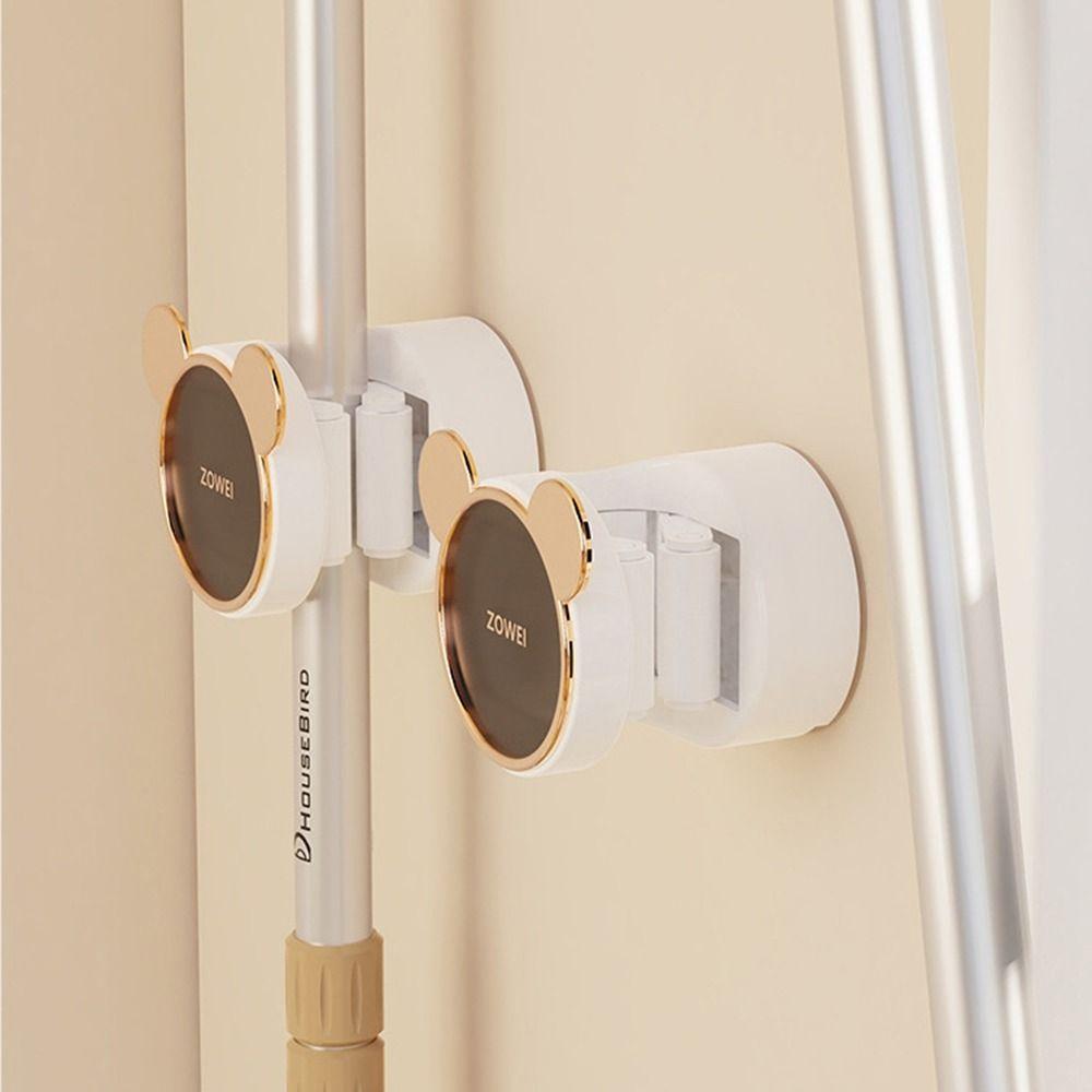 

Самоклеящийся держатель для швабры, настенная вешалка для душевой лейки, держатель для швабры, кухонный органайзер