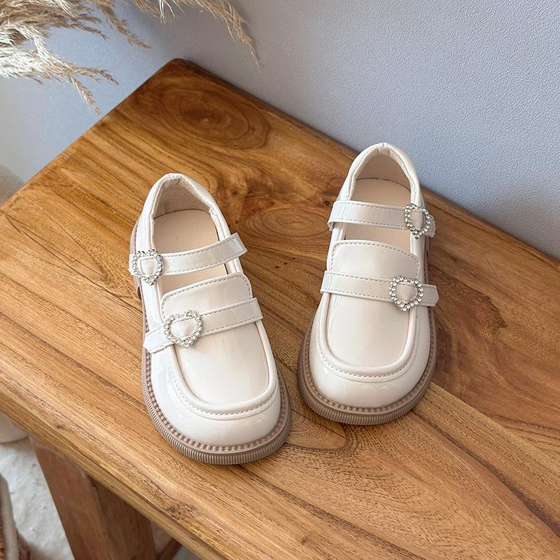 British Style Girls' Soft Sole Leather Shoes - 2026 Spring/Autumn Fashionable Princess Campus Performance Footwear