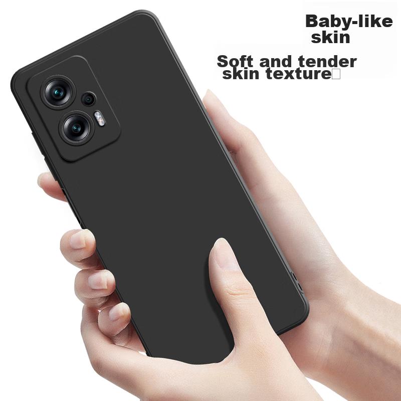 HotFire Phone Case for Xiaomi Redmi Note11T Pro, Redmi Note11T Pro+ Protective Cover, Shockproof Silicone Upgraded Lens Full Protection Frosted