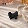 Non-slip Hair Accessories Magnetic Clips for Women Girls, Butterfly Shape Strong Hold Non Slip Colorful Claw Clips, Seamless 2-in-1 Clip Thick or Thin