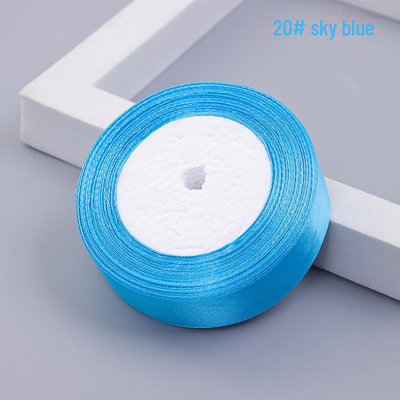 2 cm Satin-Polyesterband für Geschenkverpackungen und Hochzeitstortendekoration
