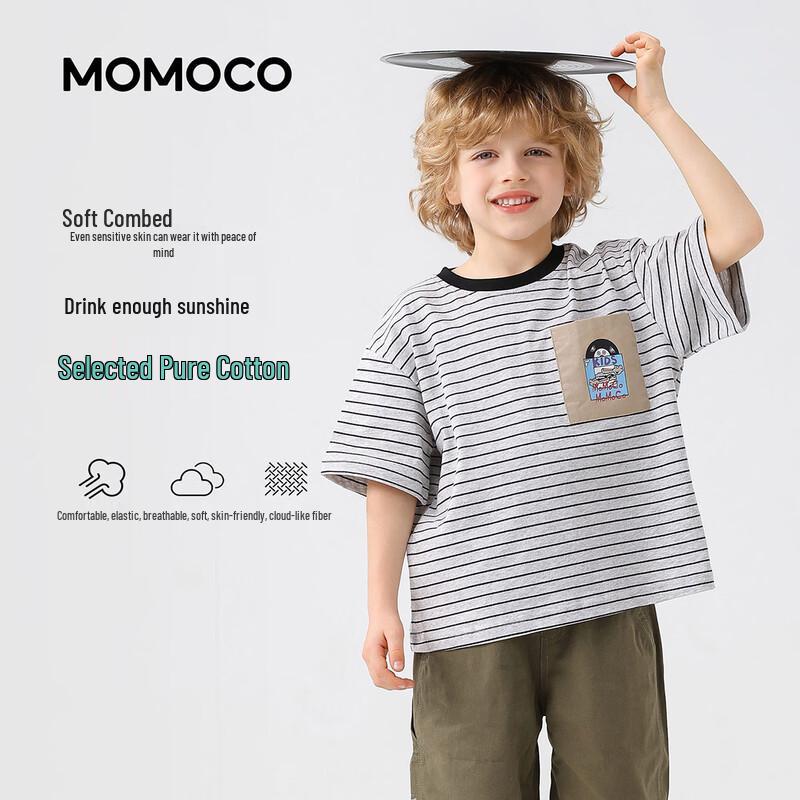 

MOMOCO Boy s Casual Short Sleeve T-Shirt 140