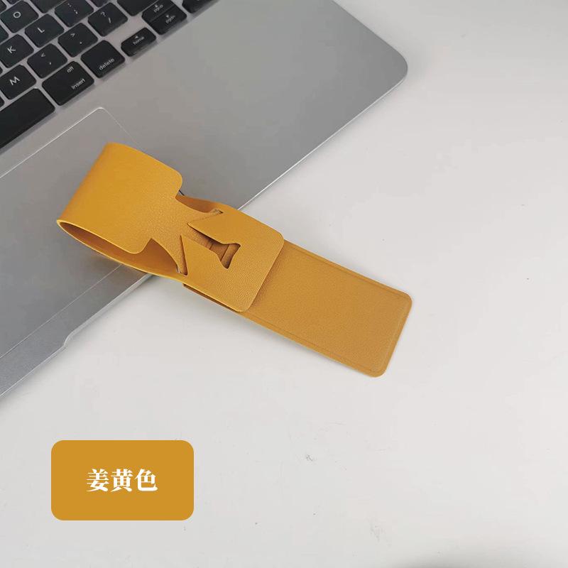 Hollow-out Aircraft Leather Luggage Tag Long Strip Hot-pressed Transparent Diaphragm Boarding Pass Pu Leather Luggage Tag