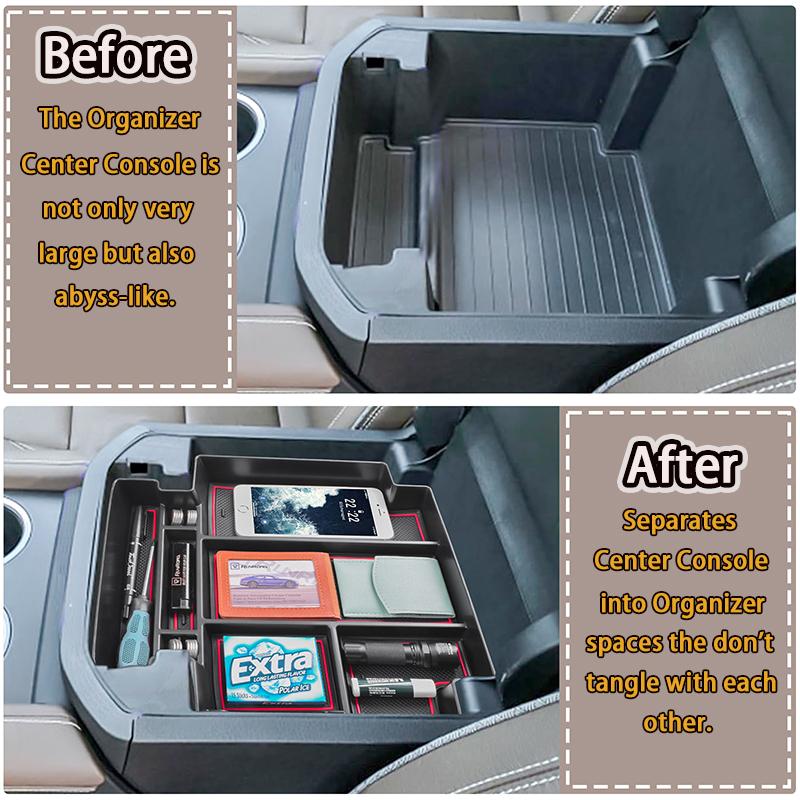 Car Interior Accessories for 2024    GMC Yukon Chevy Tahoe Suburban Central Console Organizer Armrest Storage Box