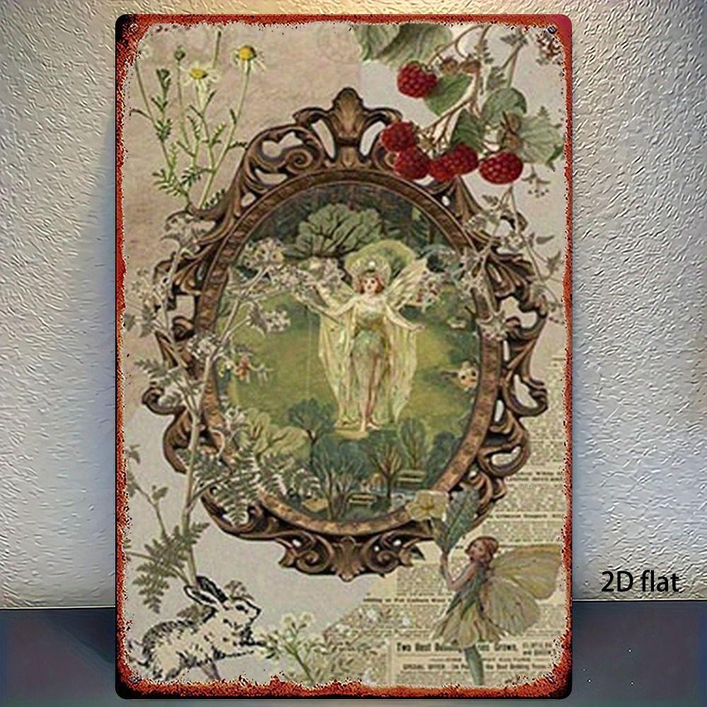 Vintage Metallwandkunstschild Biene Küchen Dekoration Kaffeebar Blechschild