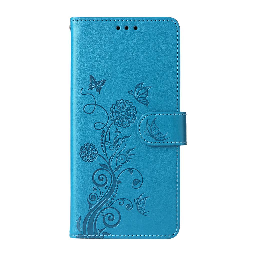 For TECNO Pova 7 Ultra 5G Leather Case Butterfly Floral Imprint Wallet Stand Cover