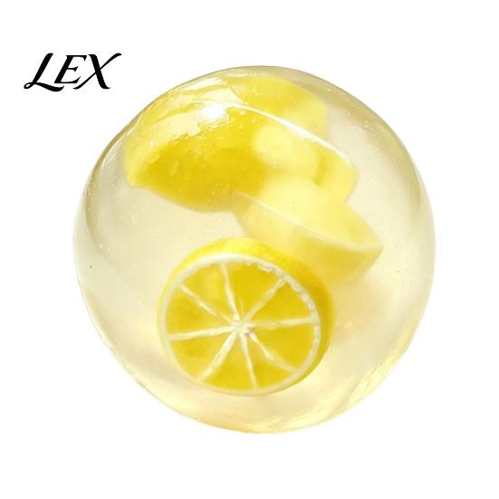 Pearlescent Ball Fidget Toys Shapeable Toy, Anxiety Relief Clear Squeeze Relaxation Fake Fruit Inside Stress Toy for Kids Adults