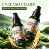 Men Women Natural Hair Growth Oil Plant Derived Serum for Dry Damaged Hair Care Adds Shine Softness and Strength